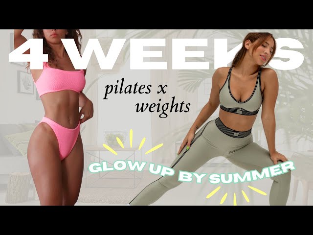 the best workout plan before summer 🥵 pilates + weights!