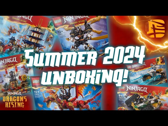 LEGO Ninjago Summer 2024 Set UNBOXING (FIRST REACTION)