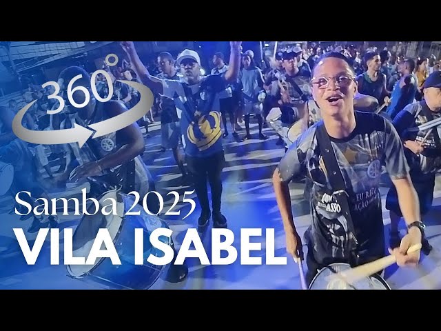 Inside the Bateria, Vila Isabel Samba 2025, 360°