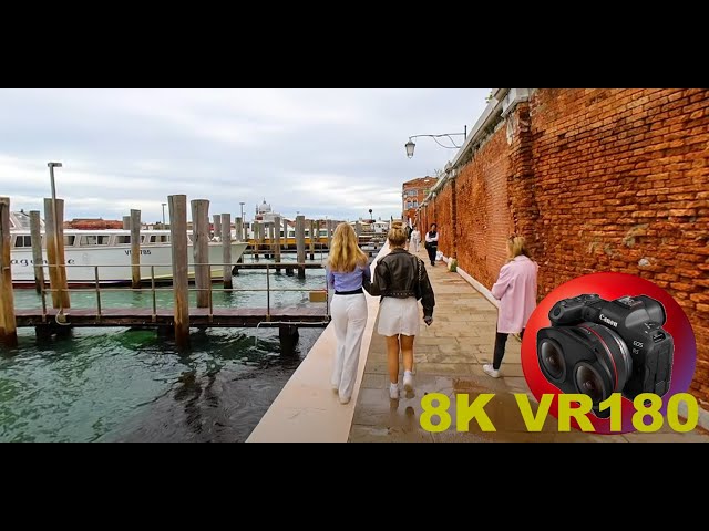 VENICE WALK along Fondamenta Zattere Ai Gesuati 8K 4K VR180 3D Travel