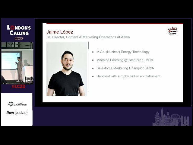 Building a World-Class Marketing Ops Team Through Value-Focus and Diversity with Jaime López at LC22