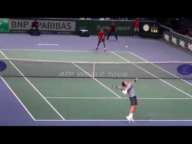 R. Federer v M. Raonic Highligths