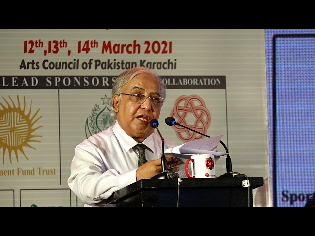 Address by Prof Jaffar Ahmed on the occasion of 4th Sindh Literature Festival at Arts Council