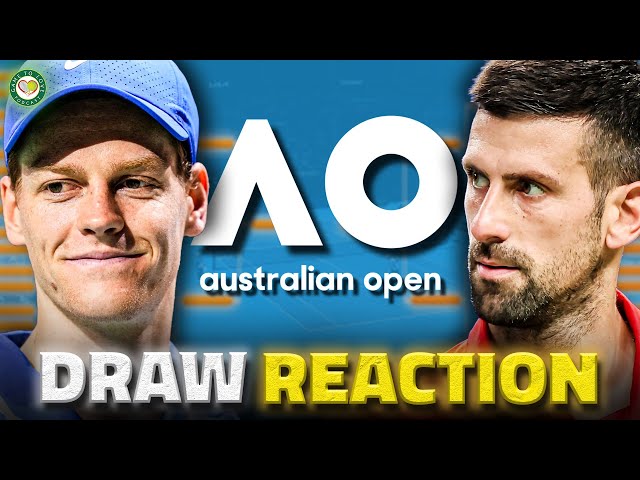 Djokovic & Alcaraz in SAME Quarter! | Australian Open 2025 | Men's Draw Reaction