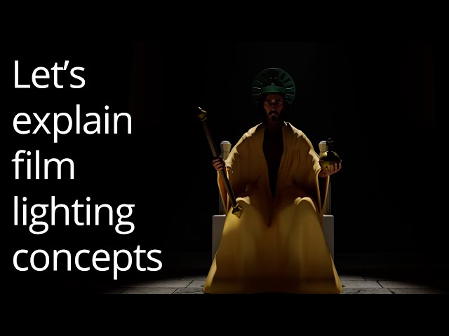 3d film lighting explained on The Green Knight