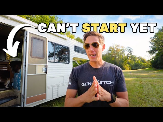 We’re NOT Ready To Renovate Our Vintage Camper Van RV