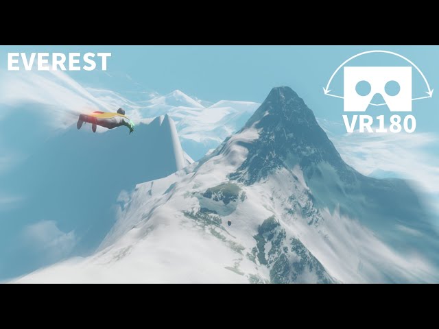 [VR] Base Jump from the summit of Everest