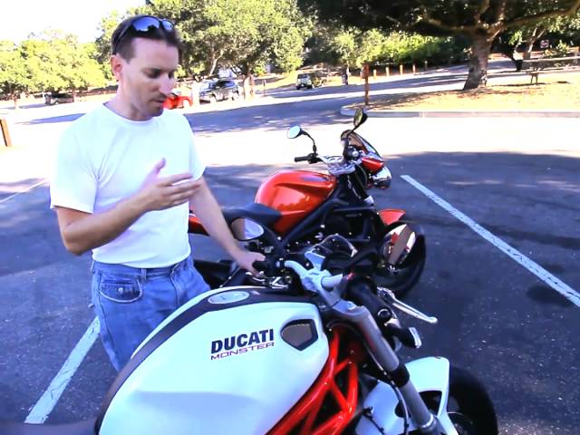 2010 Triumph Street Triple R vs. 2011 Ducati Monster 796 Motorcycle Shootout