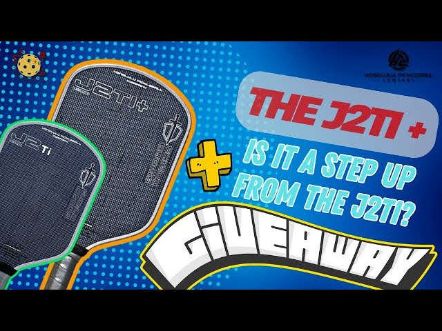 🚀 HPC J2Ti+ Pickleball Paddle Review | Is it a step Up to the J2Ti? + GIVEAWAY! 🏓