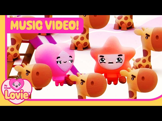 Lovie |  Lovie Music - Angry Giraffe 🦒  | Cartoons & Songs for Kids | #lovie