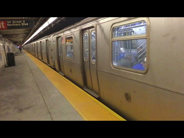 R160A-1 M Local Train @ 36th Street in Queens