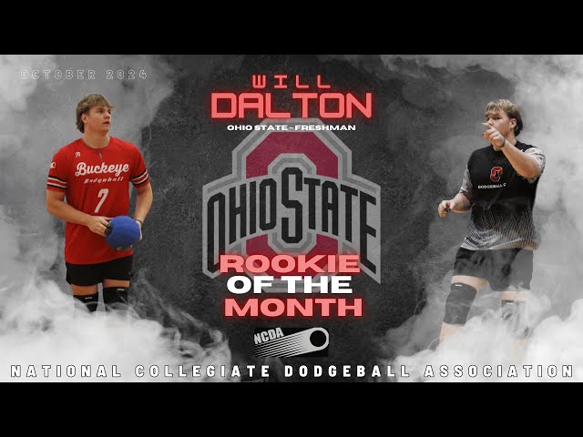 October 2024 Rookie of the Month, Ohio State, Will Dalton