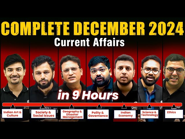 Complete DECEMBER 2024 Current Affairs | December Monthly Current Affairs Magazine | OnlyIAS