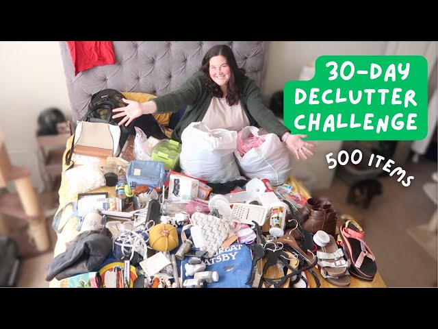 I did a 30-day decluttering challenge