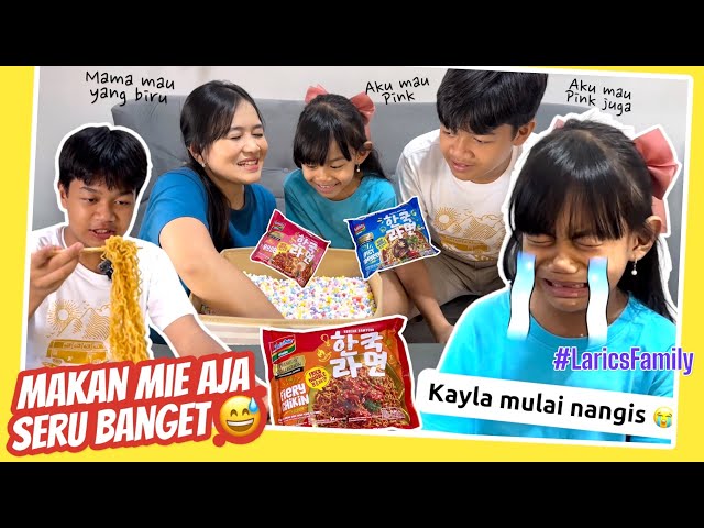 ✅ REVIEW: Larics & Kayla Rebutan Indomie Viral Sampai Nangis  #LaricsFamily