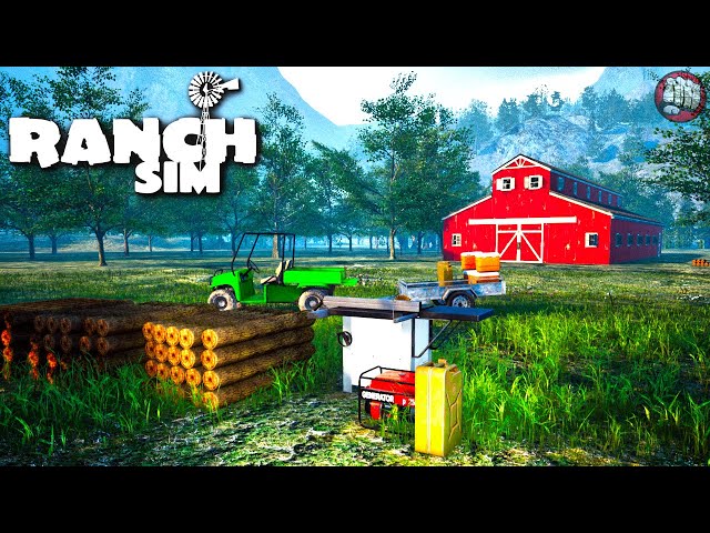 Barn Build and Upgrades | Ranch Simulator Gameplay | Part 4