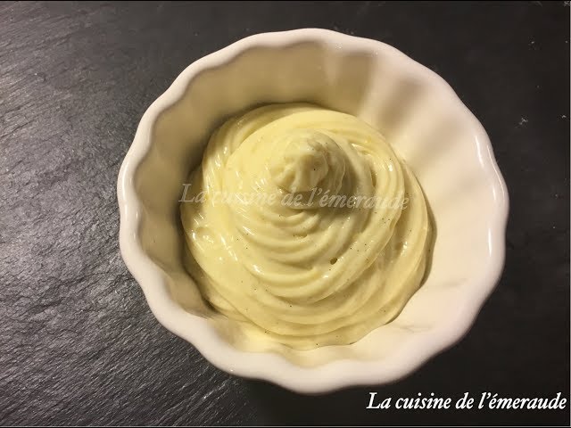 La crème patissière Recette 1 avec oeufs entiers  كريمة الحلواني الوصفة الاولى  بالبيض كاملا