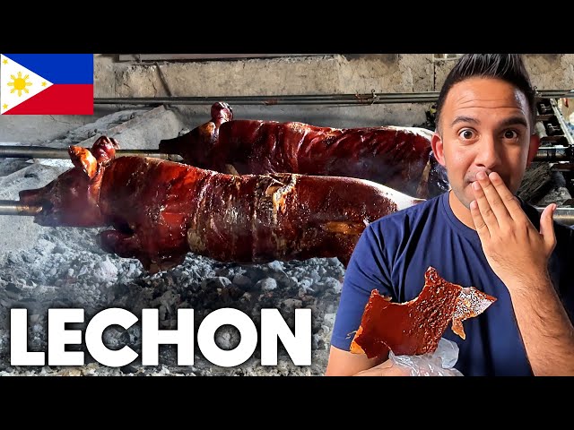 The ULTIMATE Lechon Experience in Cebu, Philippines 🇵🇭 (first time trying lechon)