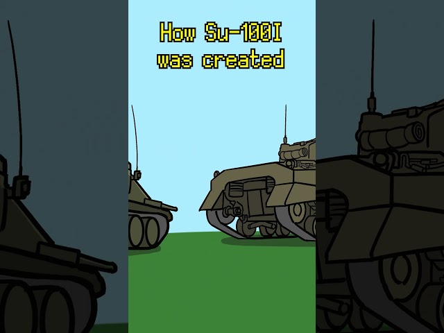 how su-100I was created#tank #worldoftanks #ww2  #animation#warthunder