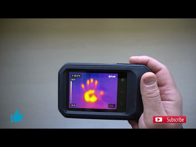 Thermal Camera Flir C5 - Video Test , Night Test