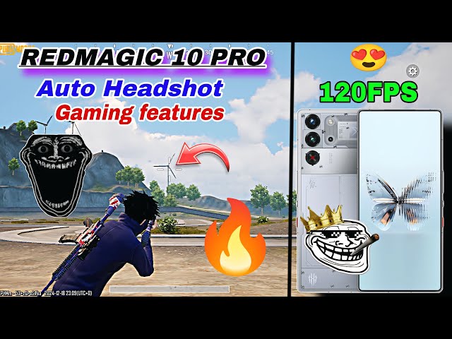 red magic 10 pro gaming features explained in Hindi/Urdu | redmagic 10 pro pubg test | gaming review