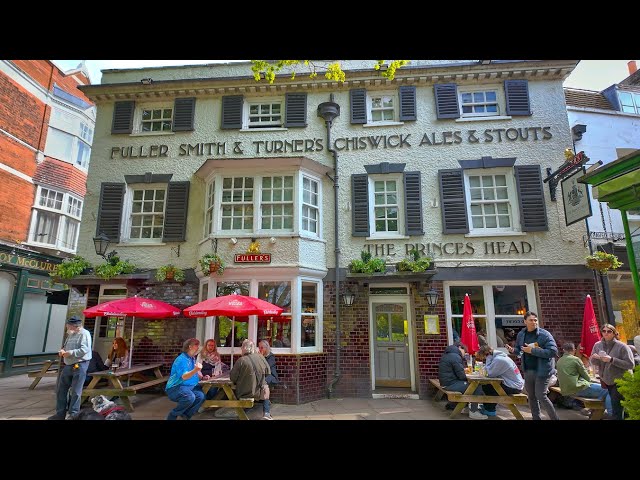 London, England 🏴󠁧󠁢󠁥󠁮󠁧󠁿 Twickenham to Richmond, South West London Sunny Spring Walk · 4K HDR