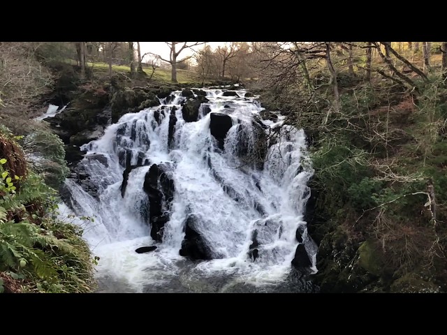 EXPLORING Swallow Falls Waterfall VLOG: Betws-y-Coed In WALES 2019