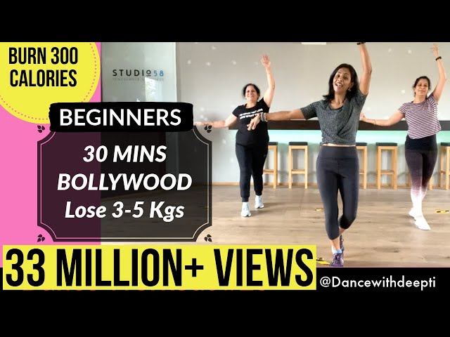 30 mins BEGINNERS Workout | Lose 3-5 kgs in 1 month | BOLLYWOOD Dance Fitness Workout # 25