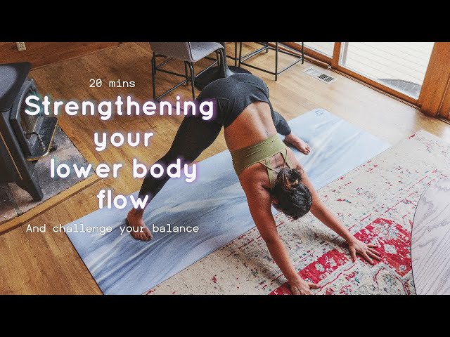 Challenge your balance|| 20 mins|| Lower body strengthening flow