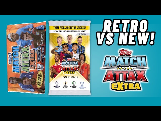 PACK BATTLE! MATCH ATTAX EXTRA 24/25 VS MATCH ATTAX EXTRA 09/10! | Messi GOAT Hunt!