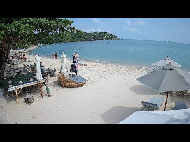 🔴 Bay Beach Resort | Choeng Mon Beach | Koh Samui | Thailand | Live Beach Webcam | 2160p 4K