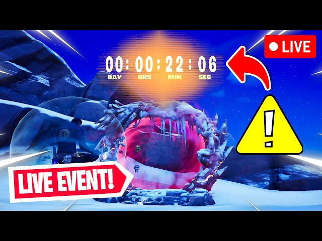 FORTNITE PORTAL EVENT COUNTDOWN LIVE🔴 24/7 & In-game Event Right Now!