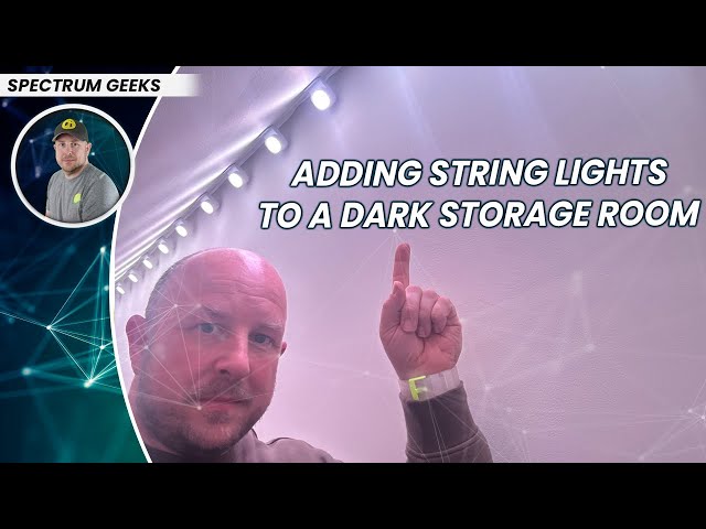 Govee String Downlights // Lighting Dark Storage Area // Lighting Review