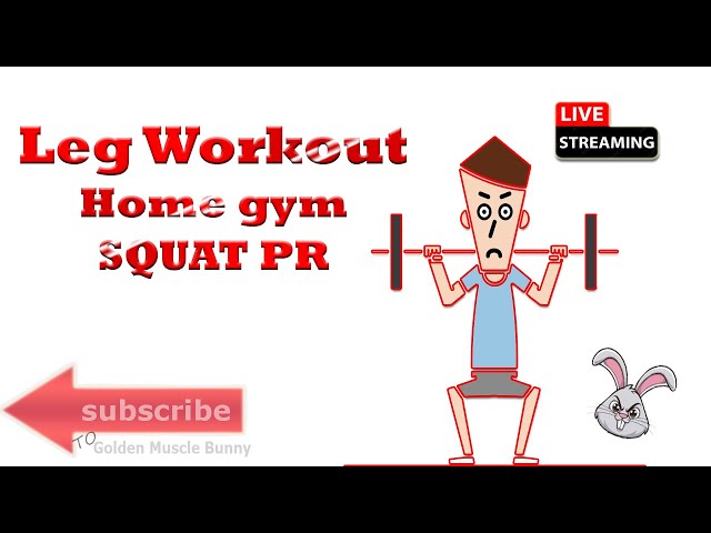 Leg WorkOut - Home Gym - Subscribe & Like #legday