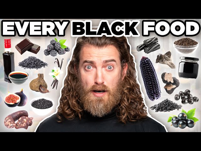 We Tried EVERY Black Food