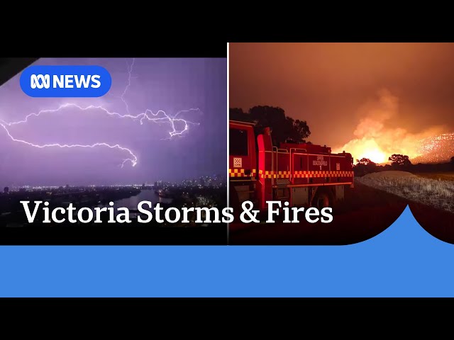 Lightning strikes spark new bushfires in Victoria | ABC NEWS