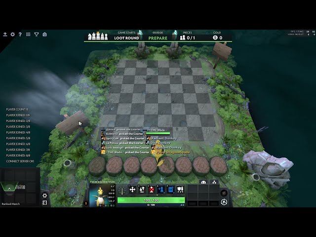 Chess. But Pieces Fight to the Death! (Dota Auto Chess Gameplay)