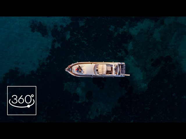 Nighttime Ocean View ASMR from a Luxurious Yacht