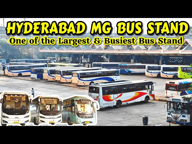 HYDERABAD MG Bus Stand | KSRTC, MSRTC, APSRTC #bus #trending #travel #bussid #hyderabad #volvo#ksrtc