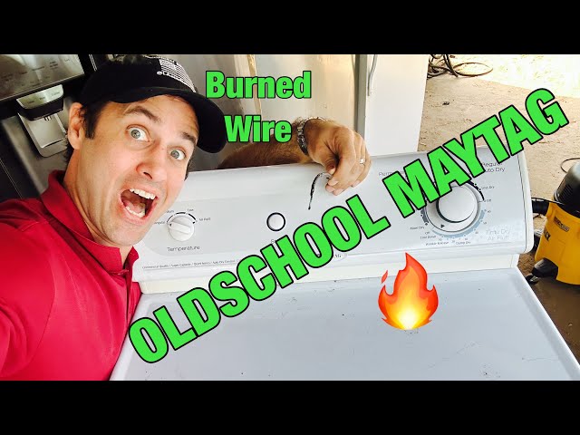 Why This Old School Maytag Dryer Isn’t Heating | MDE2600AYW | Quick Teardown & Burned Wire Fix