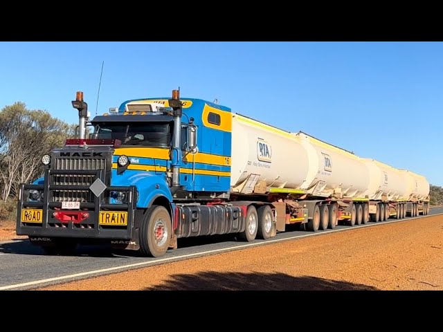 Road Trains and Trucks in Outback Australia