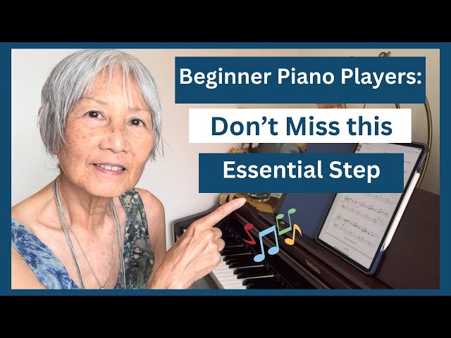 Beginner Piano Players: Don't Miss this Important Step 🧡 piano tips | piano lessons | piano courses