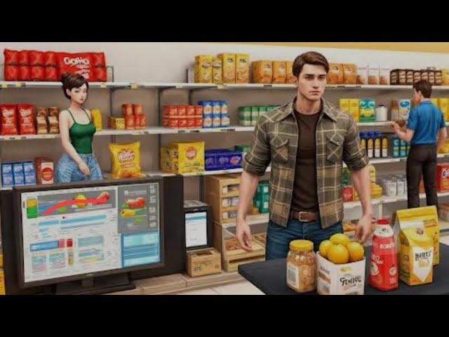 I play first time my supermarket game #gaming