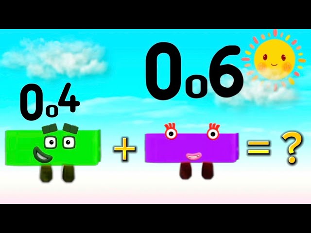 NUMBERBLOCKS ADDITION OF DECIMAL NUMBERS | LEARN TO COUNT | MATH FOR KIDS | hello george