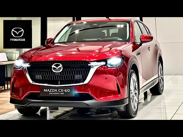 New Mazda CX-60 ( 2025 ) - 2.5L Exclusive Line Luxury SUV! Soul Red Crystal Color