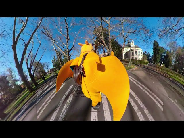 BOARD WITH ME // OneWheel across UW with Charizard // 360° video