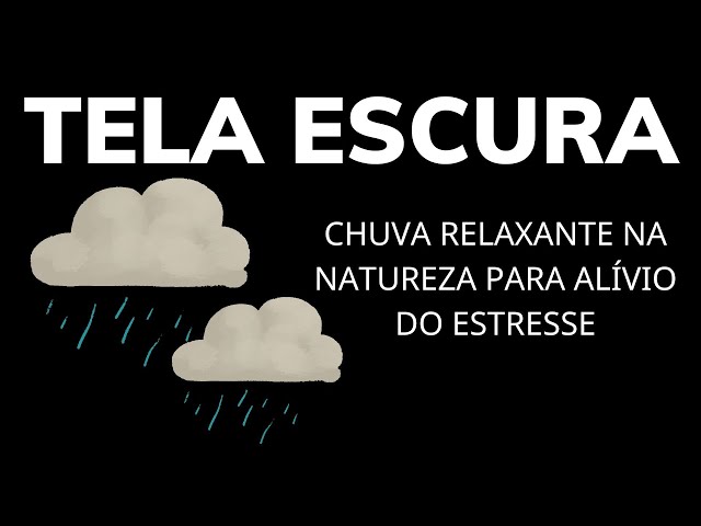 Chuva Relaxante na Natureza para Alívio do Estresse