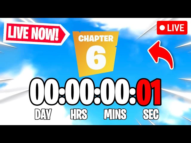 FORTNITE CHAPTER 6 SEASON 2 COUNTDOWN LIVE🔴 24/7 & Live Event Countdown!