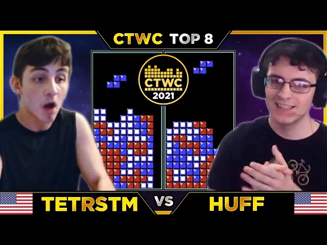 LEVEL 40!!! - 2021 CTWC Tetris Top 8 - TetrisTime vs. Huff - Tetris World Championship