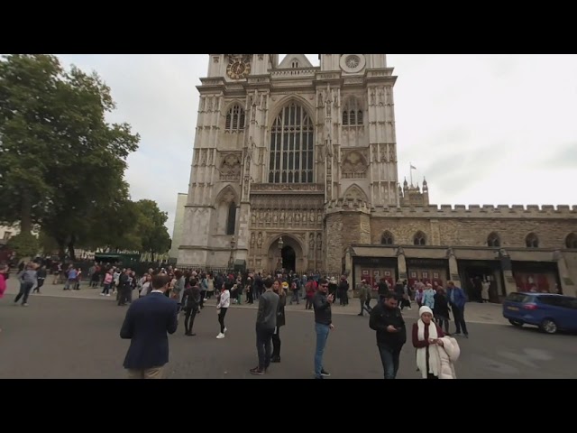 Westminster Abbey Front London UK Oct19 3D VR 180 VR180 Virtual Reality Travel Tourism Tour